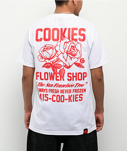 Cookies Flowers White T-Shirt