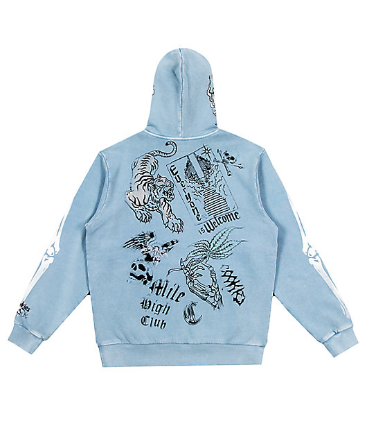 Cookies Heaven Can Wait Light Blue Hoodie