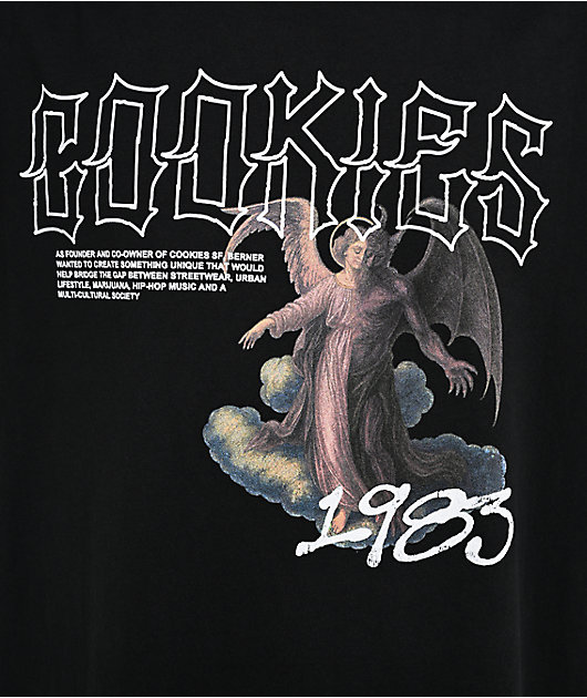 Cookies Heaven Or Hell Black Knit T-Shirt