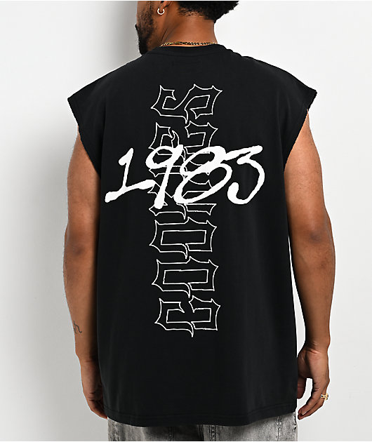 Cookies Heaven Or Hell Fallen Angel Black Knit Tank Top