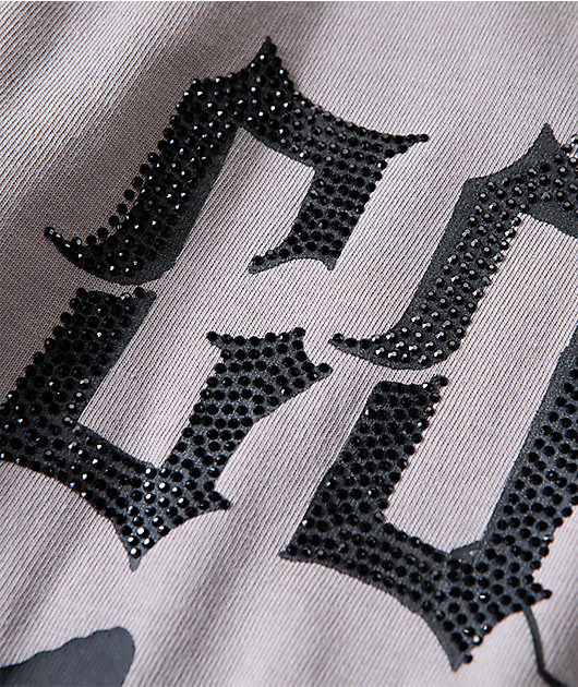 Cookies Heaven Or Hell Sinners Grey Knit T-Shirt
