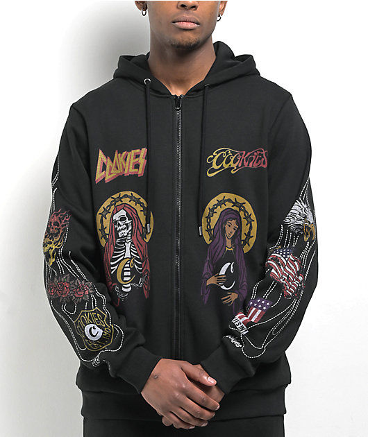 Cookies Highway Black Zip Hoodie | Zumiez