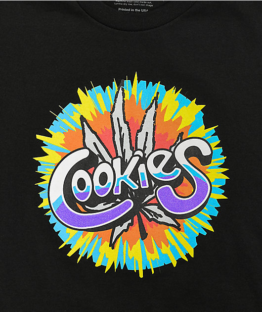 Cookies Hippie camiseta negra
