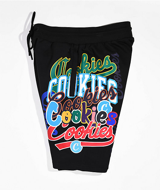 Cookies Infamous Black Sweat Shorts