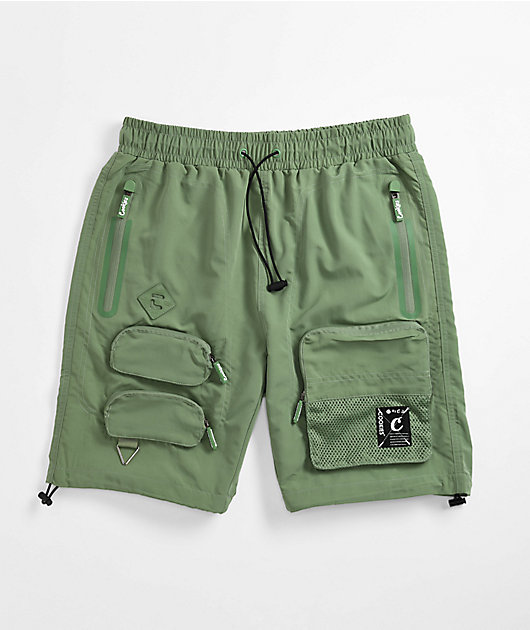 Cookies Key Largo Olive Cargo Shorts | Zumiez