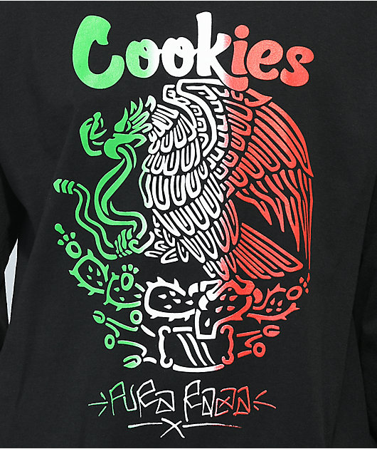 Cookies La Raza Black Long Sleeve T-Shirt
