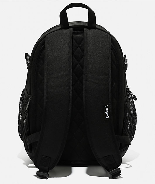 Cookies La Raza Bungee Smell Proof Black Backpack | Zumiez