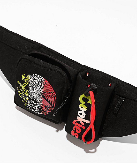 Cookies La Raza Parker Black Fanny Pack 