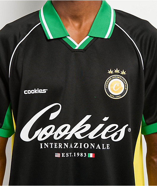 Cookies Lake Como Black Soccer Jersey