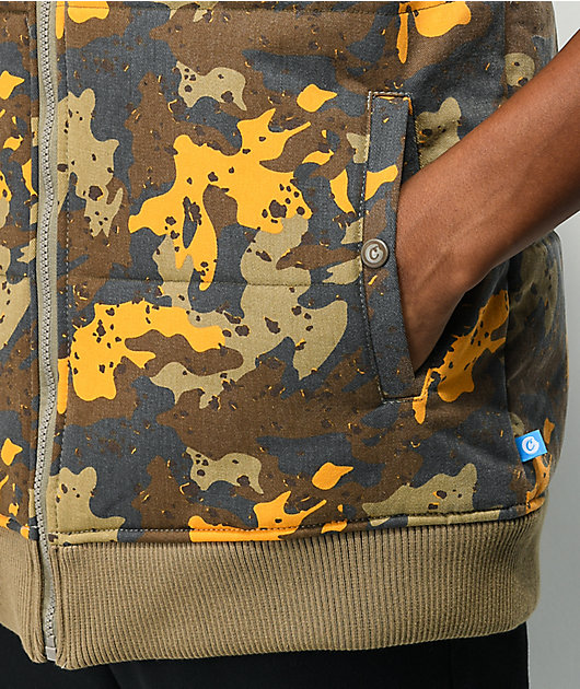 Cookies Mendocino Mocha Camo Vest