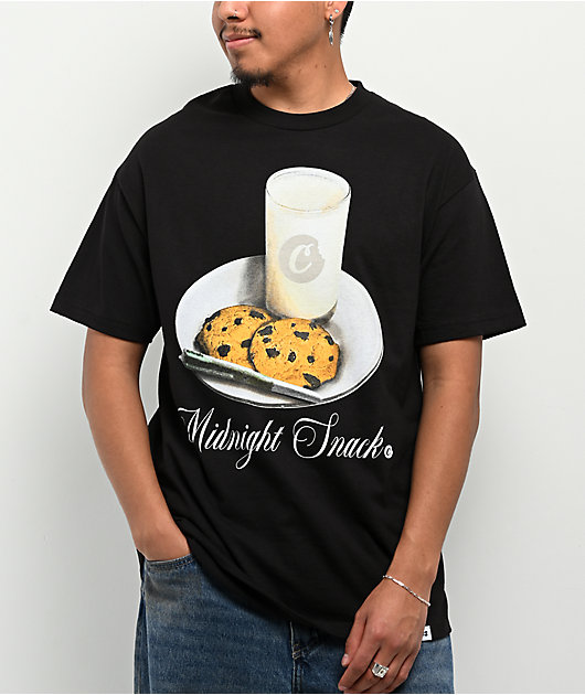 【 Cookies 】Midnight Snack Tee Tシャツ Cookies Midnight Snack Black T-Shirt | Zumiez