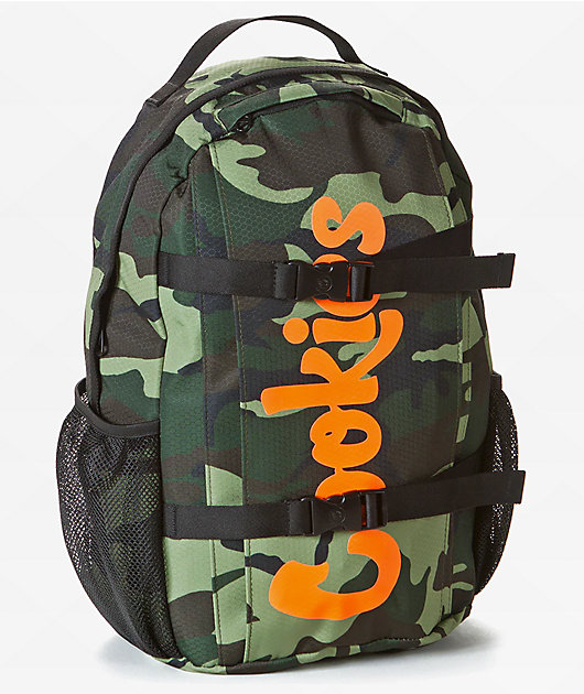 Cookies Non-Standard Green Camo Ripstop Smellproof Backpack