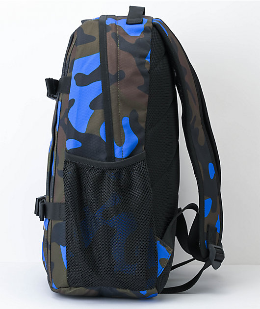 Noir Textured Nylon Shoulder Bag Cookies Blue Camo – Black Market