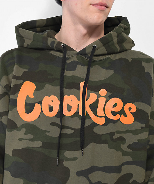 Cookies OG Mint Camo Orange Hoodie Zumiez