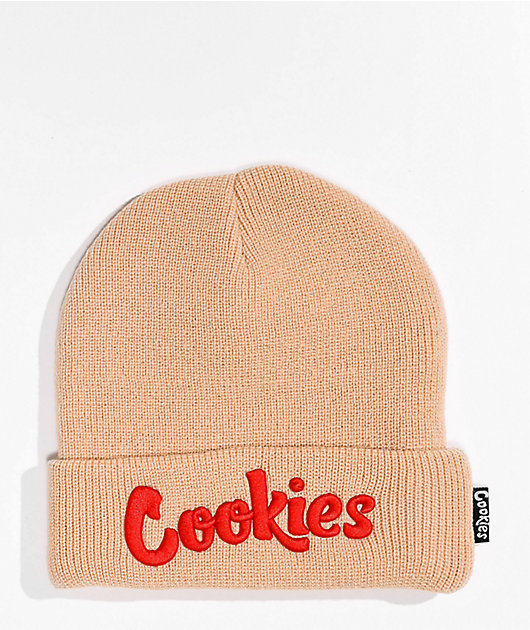 Cookies OG Mint Cream & Red Beanie