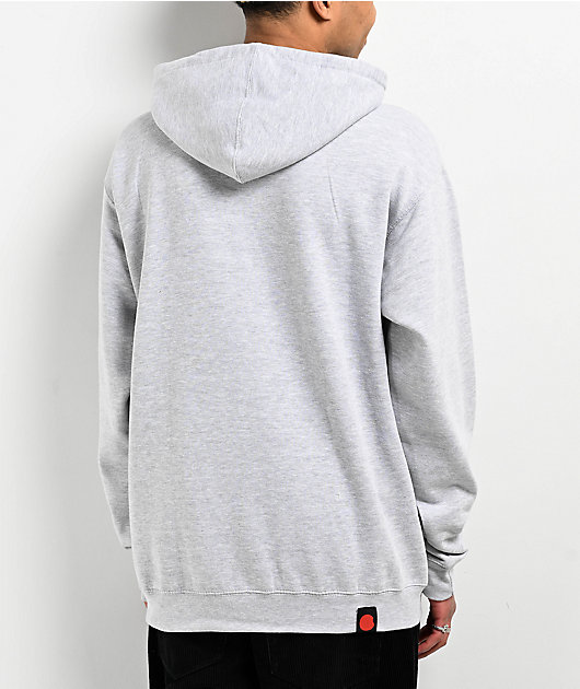 トップス 13 collaborate hoodie ash gray Core One Colour Twill Hoodie in Ash Grey - Connections - The
