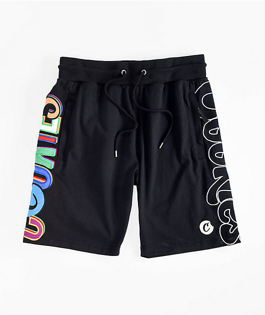 Cookies On The Block Black Sweat Shorts | Zumiez