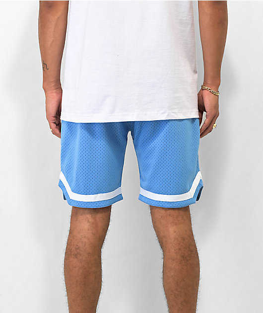 Cookies On The Block Sky Blue Mesh Shorts