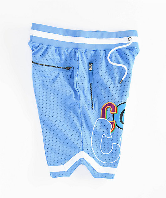 Bandana Mesh BB Shorts in Carolina Blue