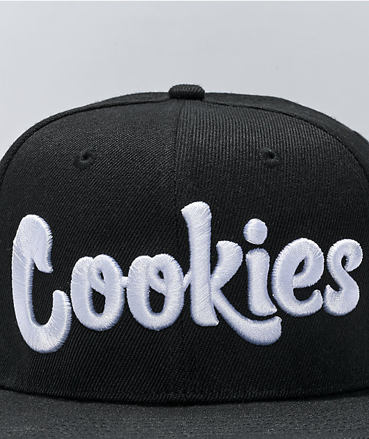 Cookies Original Mint Black & White Snapback Hat