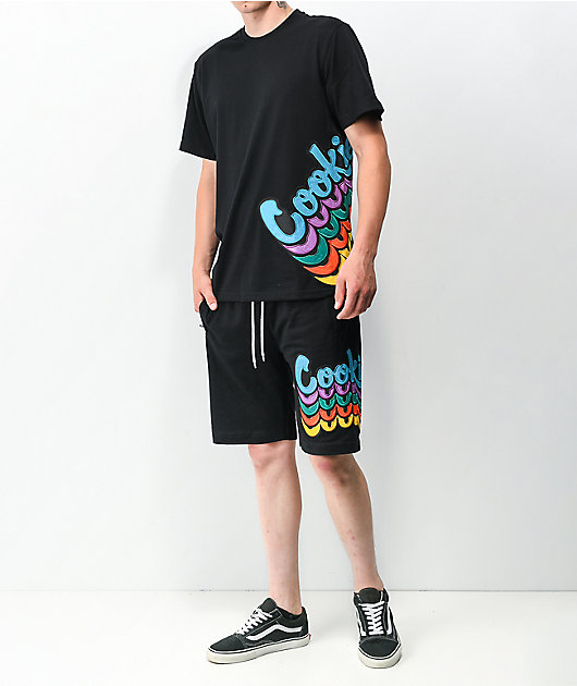 boys black sweat shorts