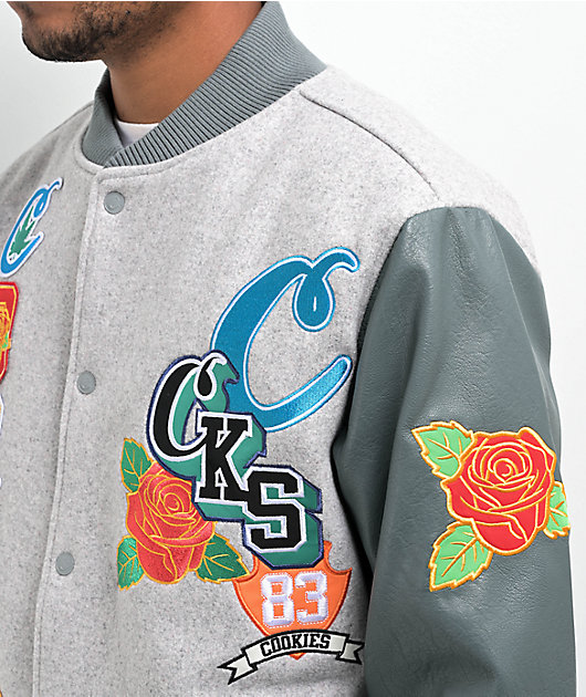 Cookies Pack 12 Grey Varsity Jacket