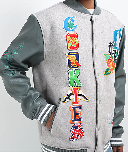 Cookies Pack 12 Grey Varsity Jacket