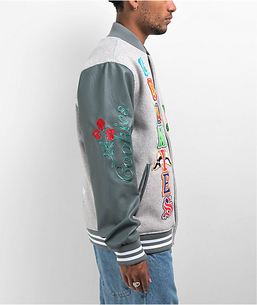 Cookies Pack 12 Grey Varsity Jacket