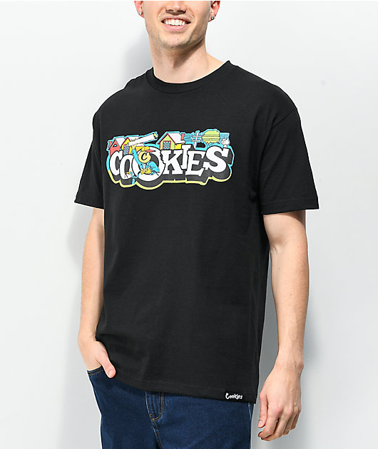 Cookies Paper Route Black T-Shirt