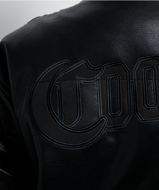 Cookies Paradise City Black Vegan Leather Puffer Jacket