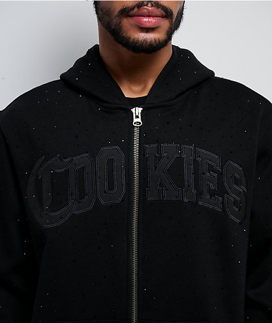 Cookies Paradise Scatter Stone Black Zip Hoodie | Zumiez