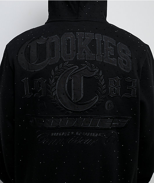Cookies Paradise Scatter Stone Black Zip Hoodie | Zumiez