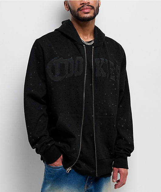 Cookies Paradise Scatter Stone Black Zip Hoodie | Zumiez