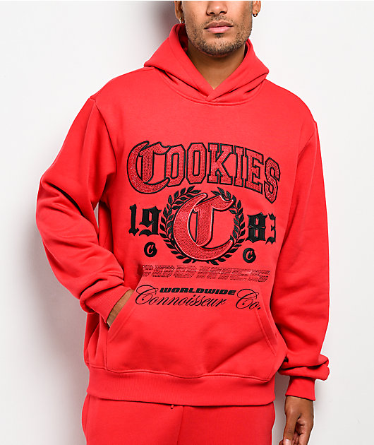 Cookies Paradise Rhinestone Red Hoodie | Zumiez