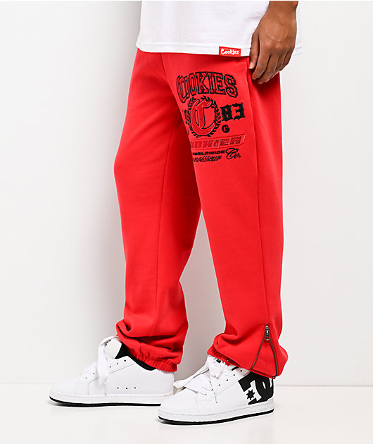 Cookies Paradise Stone Red Sweatpants | Zumiez