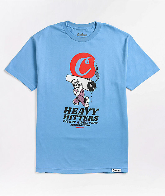 Cookies Pick Up & Delivery Light Blue T-Shirt