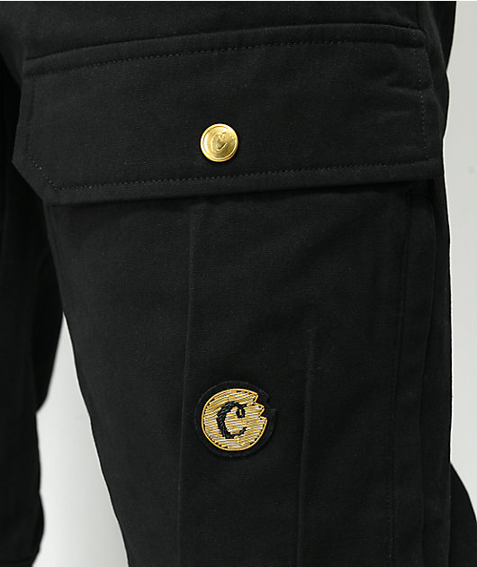 Cookies Prohibition Black Cargo Jogger Pants