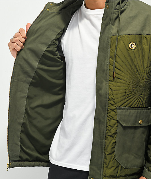 hooded blouson