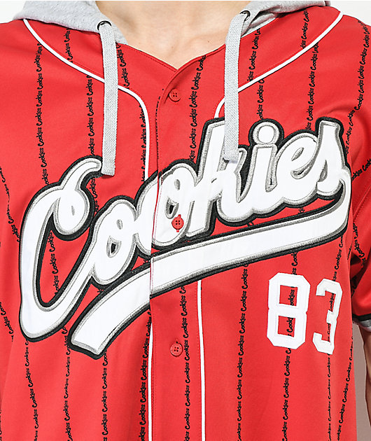 baseball red jersey