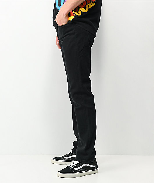 Cookies Relaxed Fit Black Denim Jeans