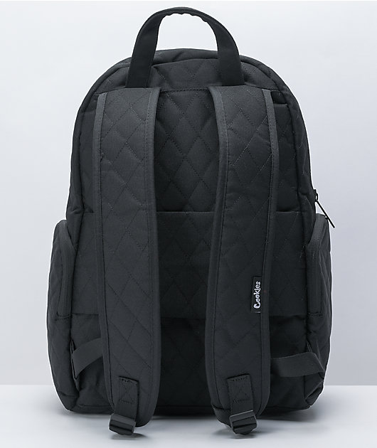 Cookies Smell Proof V4 Quilted Black Backpack