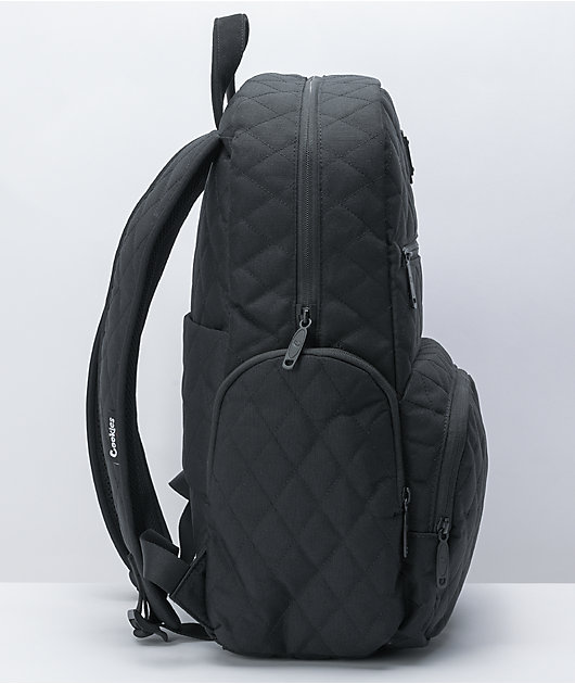 Cookies Smell Proof V4 Quilted Black Backpack