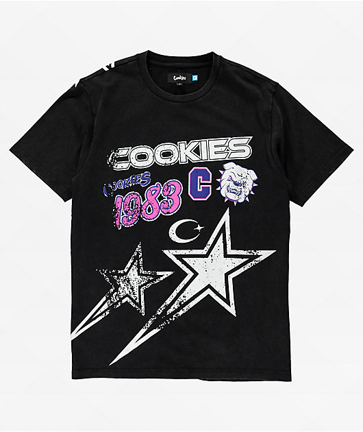 Cookies Star Power Black Knit T-Shirt