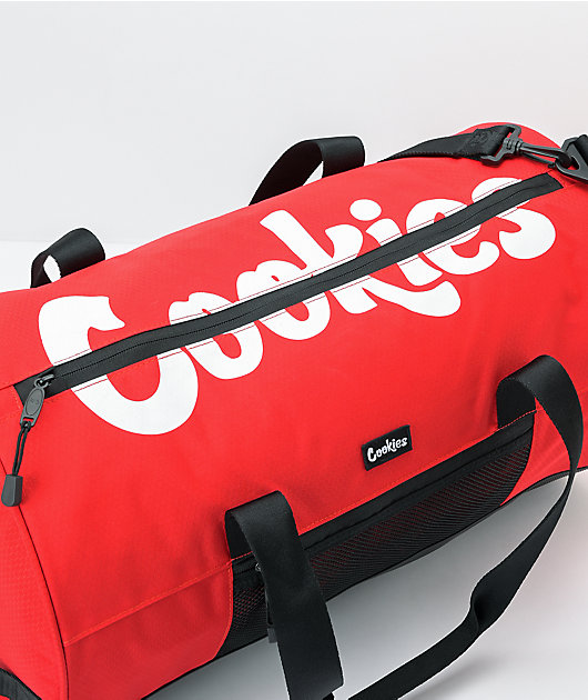 Cookies Summit Red Smell Proof Duffle Bag Zumiez