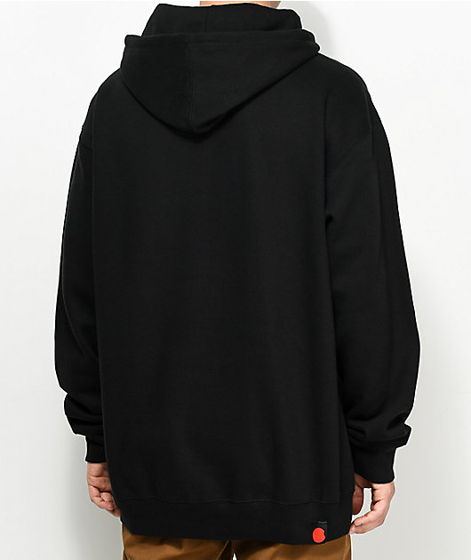 thin black hoodie