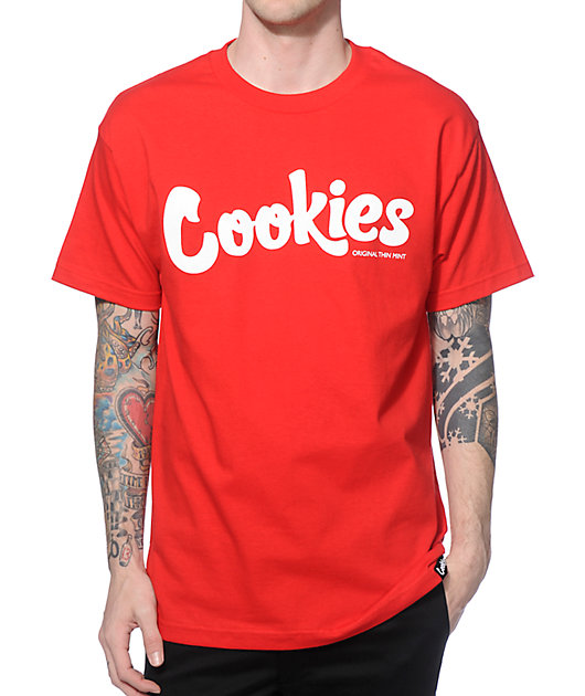cookies shirt red