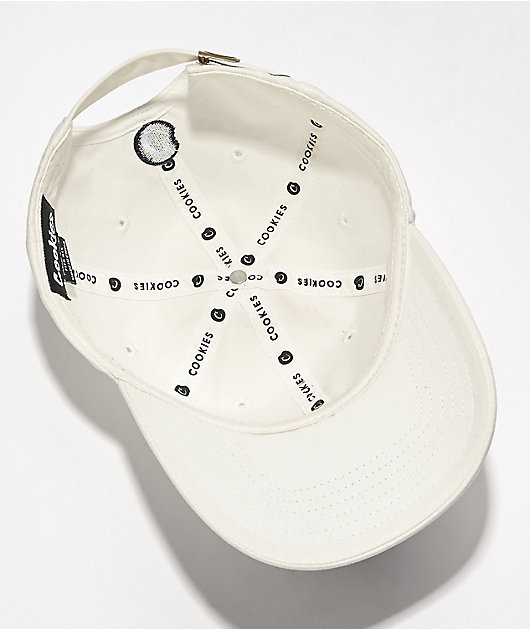 Cookies Thin Mint White & Black Canvas Strapback Hat