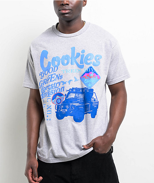 Cookies Tree Division Heather Grey T-Shirt | Zumiez