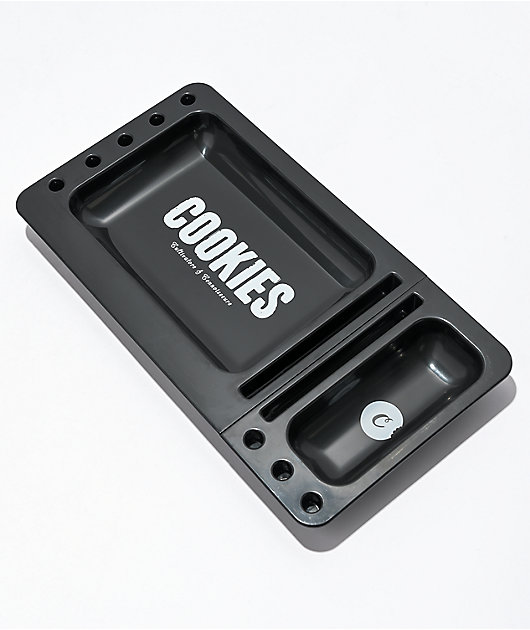 Cookies Matte Black Metal Rolling Tray