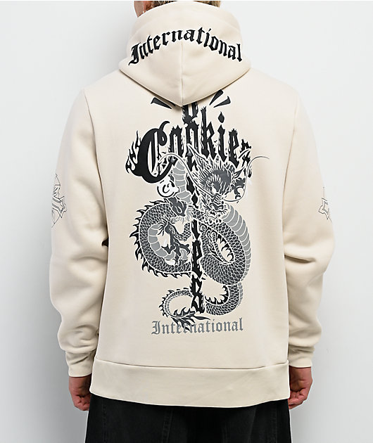 Cookies World On Fire Natural Hoodie | Zumiez